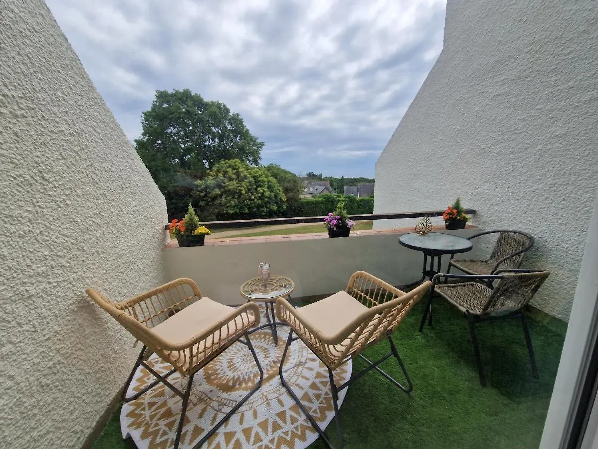 Guidel-Plages Studio Lumineux Balcon Vue Mer & Piscine 0*, Guidel Francja